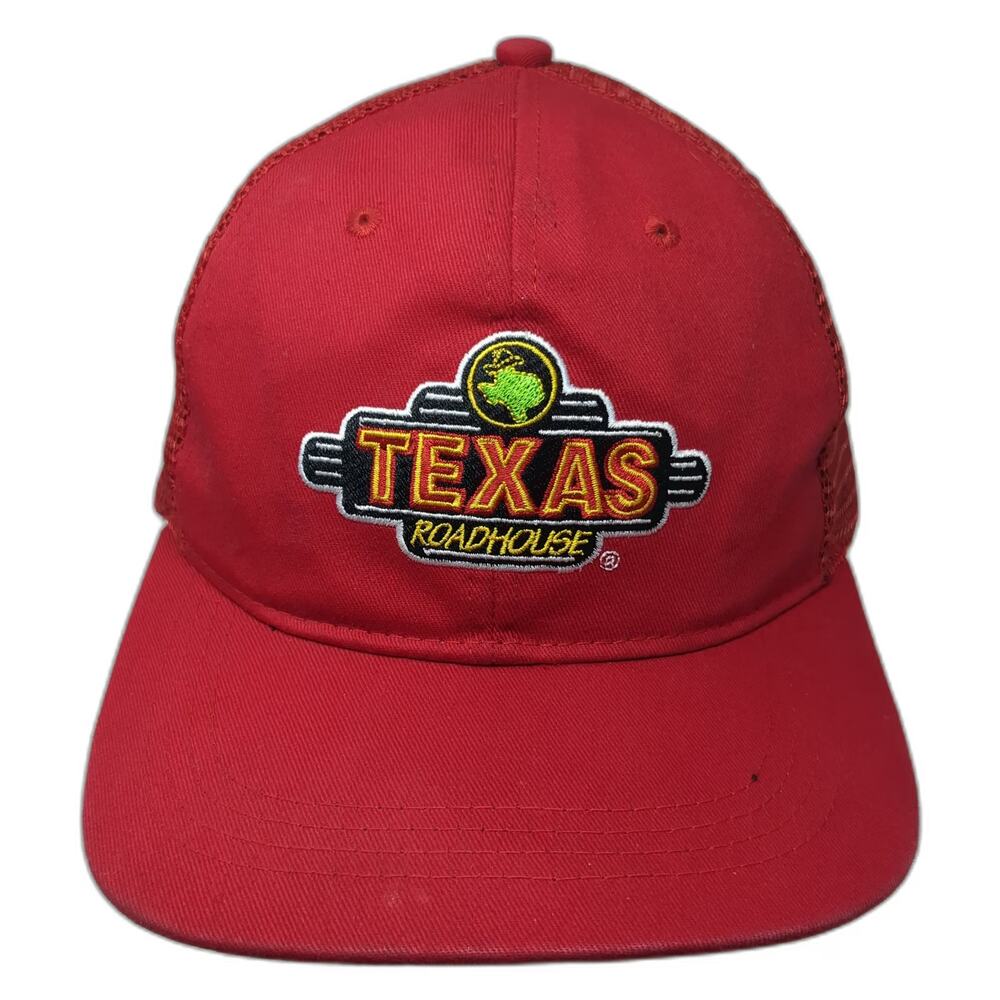 Sprint Texas Roadhouse Red One Size Trucker Hat Mesh Back Snapback Embroidered
